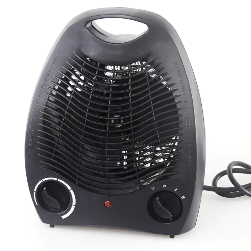 Ventilatorverwarming 2 kW zwart